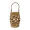 7.75" Natural Brown Woven Lantern by Celebrate It™